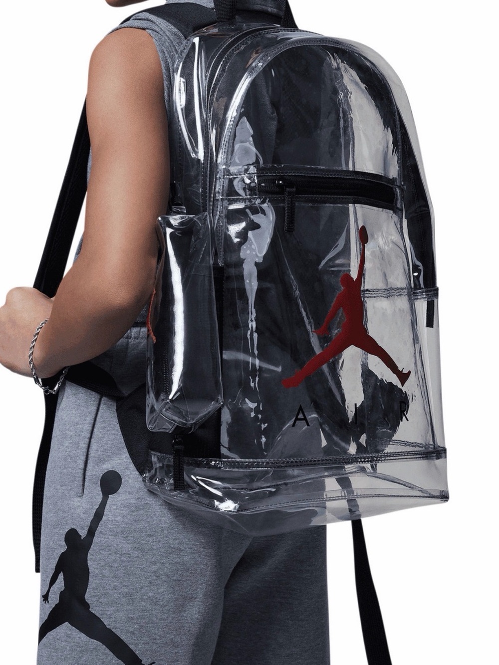 Jordan Clear School Backpack 0771-CLR Size L